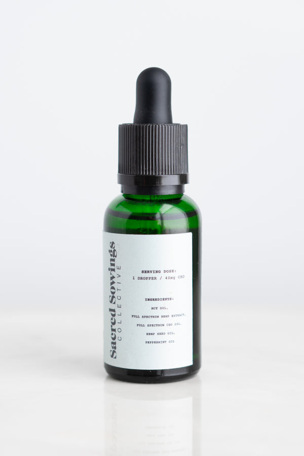 Sacred Sowings Daily Peppermint CBD Tincture