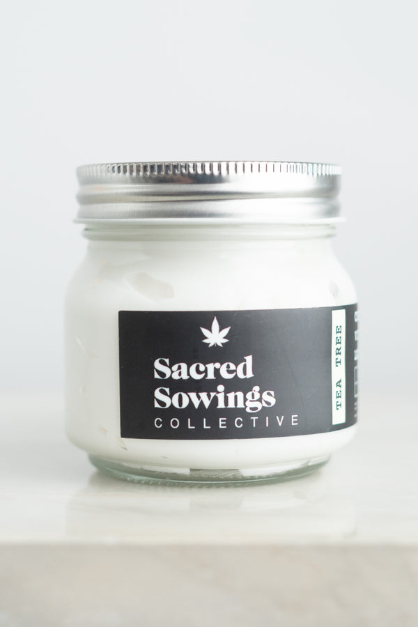 Sacred Sowings Tea Tree CBD Vitamin Lotion