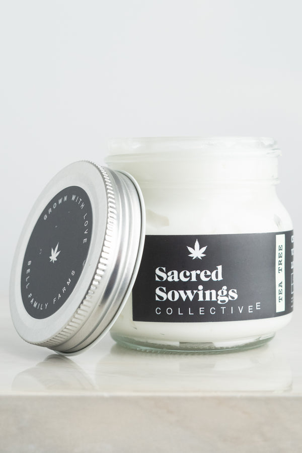 Sacred Sowings Tea Tree CBD Vitamin Lotion