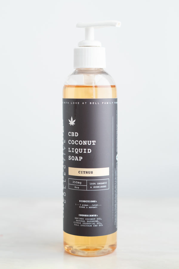 Sacred Sowings Citrus CBD Coconut Soap