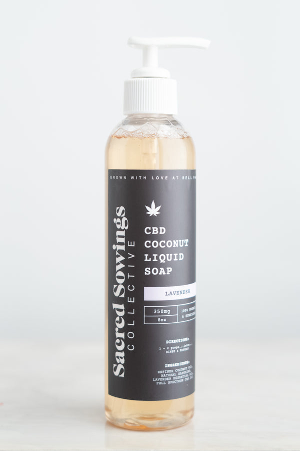 Sacred Sowings Lavender CBD Coconut Soap