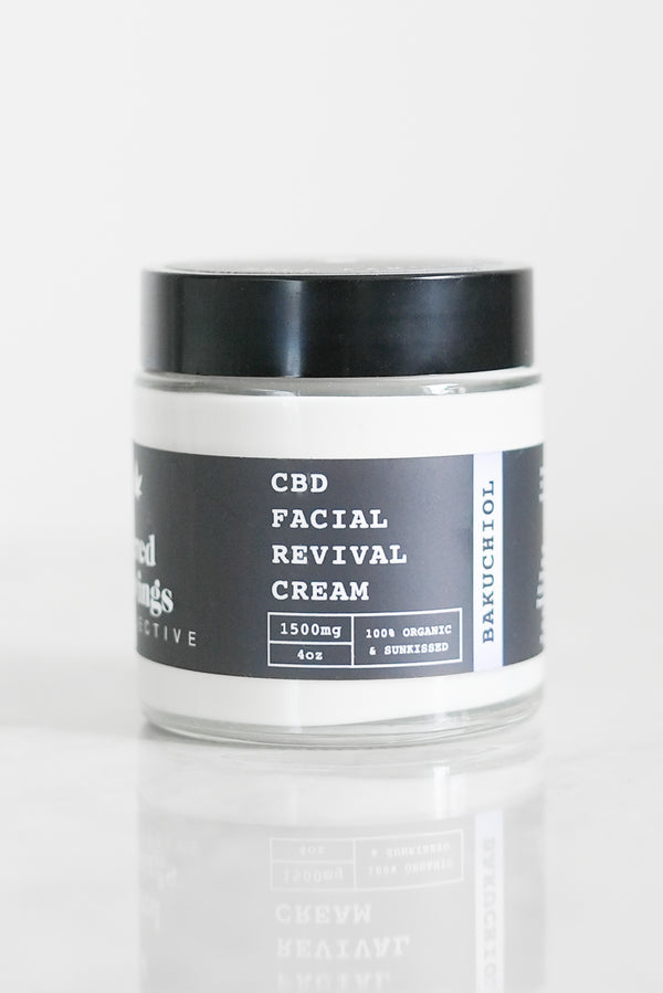 Sacred Sowings CBD Facial Revival Cream with Bakuchiol Oil