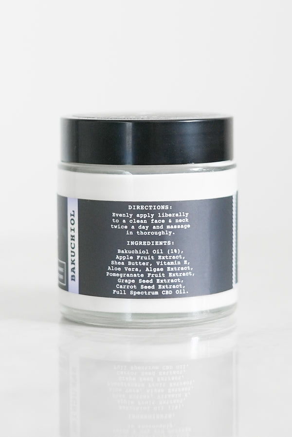 Sacred Sowings CBD Facial Revival Cream with Bakuchiol Oil