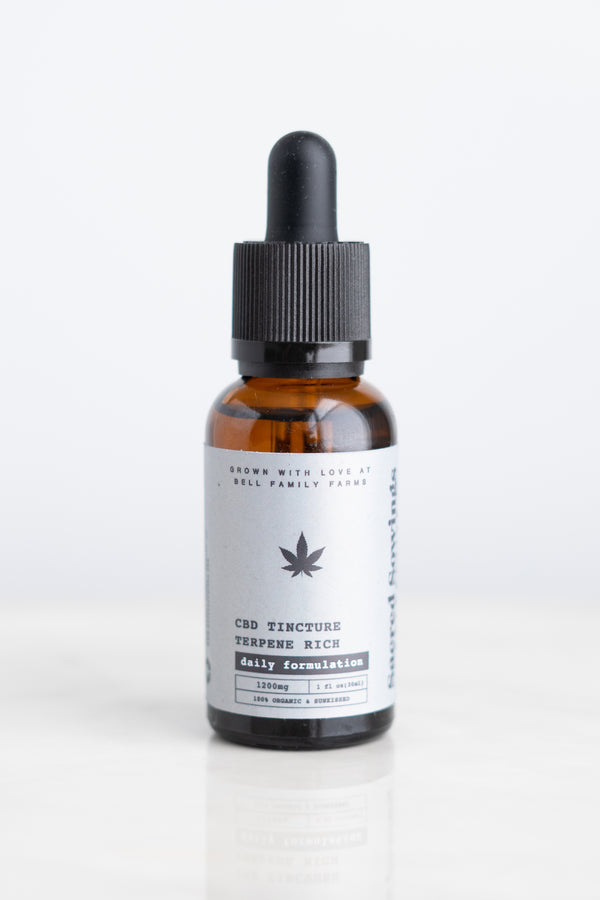 Sacred Sowings Daily Full Spectrum Terpene Rich CBD Tincture