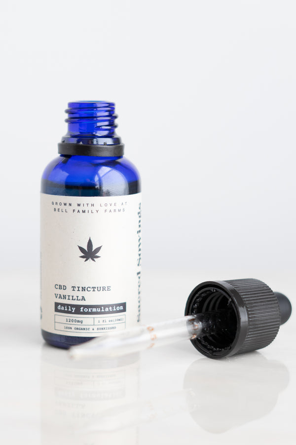 Sacred Sowings Daily Vanilla CBD Tincture